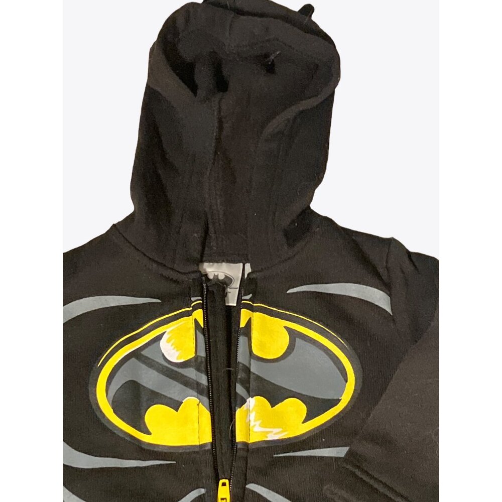 Baby Batman Hooded Romper With Cape 0-6M  Batman Themed  HALLOWEEN Costume - Picture 2 of 5